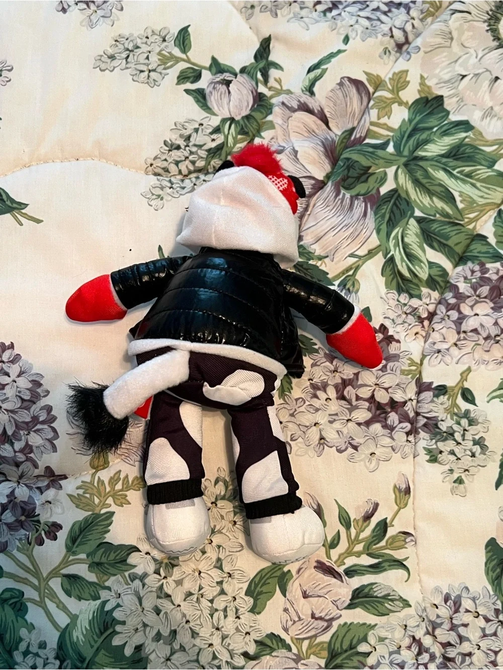 Chick-fil-A Holiday Snow Day Plush Cow Doll Toy Red Hat & Gloves